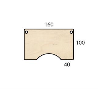 Illustration af mål og format
